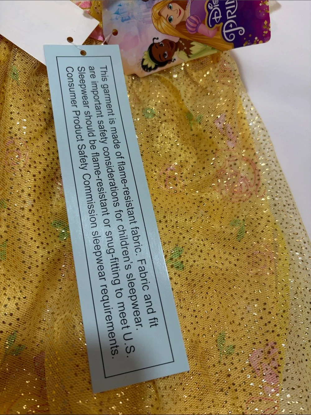Disney Yellow and Pink Belle-Inspired Princess Costume Dress - Picture 7 of 7
